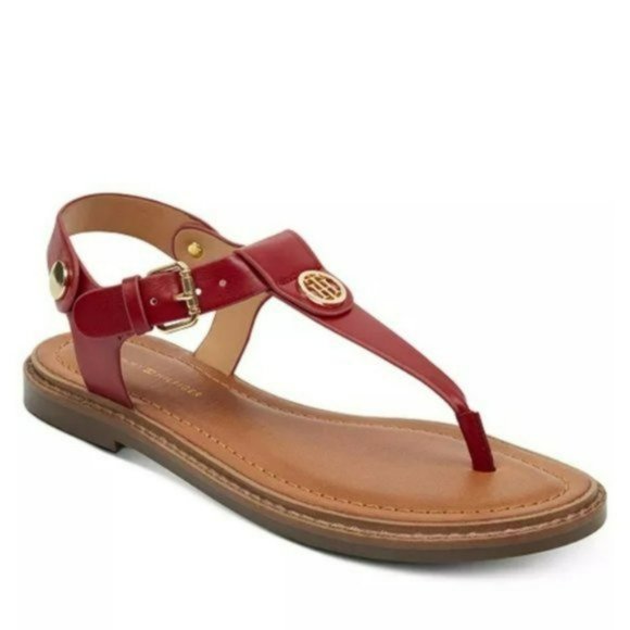 Tommy Hilfiger Shoes - Tommy Hilfiger Bennia T-strap Flat Sandals -7